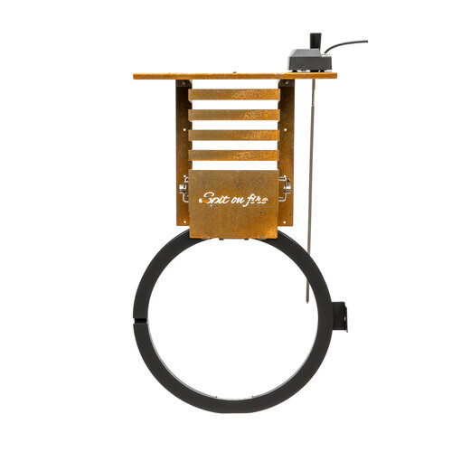 Spit on Fire The Spit on Fire – Tool & Spit Holder – Wandrek voor rotisserie & kamado-accessoires