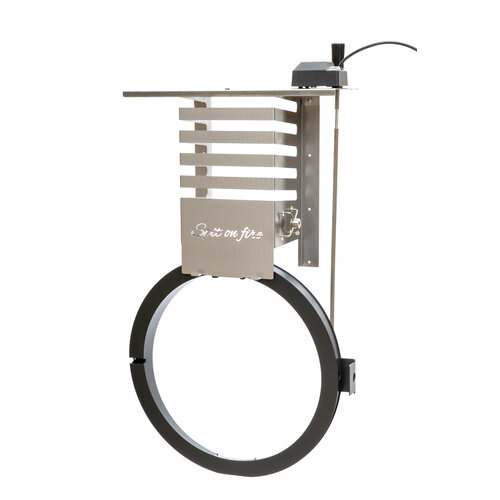 Spit on Fire Spit on Fire - tool holder RVS - wandrek voor rotisserie en accessoires Spit on Fire Spit on Fire - tool holder RVS - wandrek voor rotisserie en accessoires