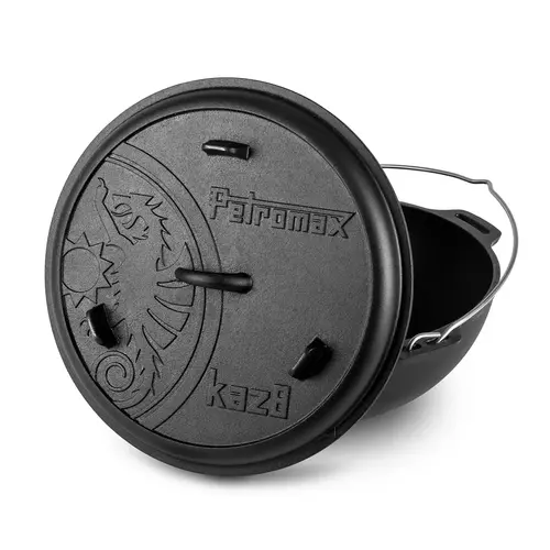 Petromax Petromax – Kazan 6 liter – Gietijzeren kookketel voor open vuur & BBQ