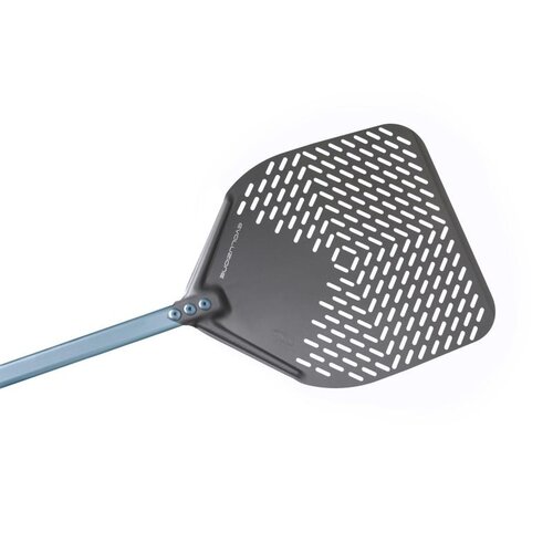 Gi.Metal Gi.Metal – Evoluzione Geperforeerde Pizzaschep 33×33 cm – Steel 60 cm Gi.Metal Gi.Metal – Evoluzione Geperforeerde Pizzaschep 33×33 cm – Steel 60 cm