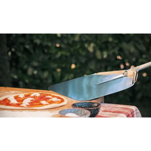 Gi.Metal Gi.Metal – Tripizza Kit 90 cm – Pizzaschep, Draaischep, Ovenborstel & vloerrek