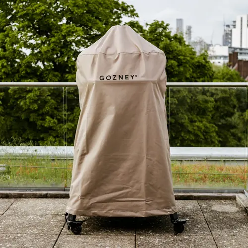 Gozney Extra lange hoes die zowel de Dome (XL) Gen 2 als het onderstel volledig beschermt. Gozney Extra lange hoes die zowel de Dome (XL) Gen 2 als het onderstel volledig beschermt.