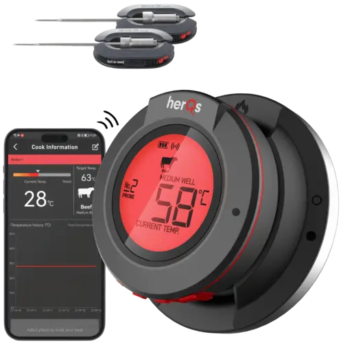HerQs HerQs Dome Connected Digital Thermometer