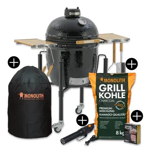 Monolith grills Monolith – ONE.55 starterset met originele afdekhoes, Monolith houtskool en Mono-Lighter Monolith grills Monolith – ONE.55 starterset met originele afdekhoes, Monolith houtskool en Mono-Lighter