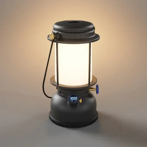 Petromax Petromax – LM500 LED Lantaarn in zwart: robuuste LED-lamp voor buitengebruik