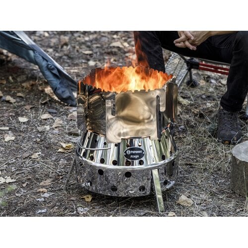 Petromax Petromax – Atago Reflectorscherm RVS voor hitteregulatie en windbescherming