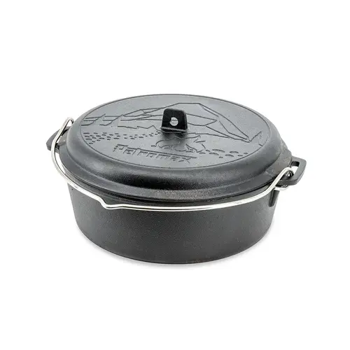 Petromax Petromax – Dutch Oven Essential Line FT4.5 gietijzeren pan 3,5L voor BBQ en inductie