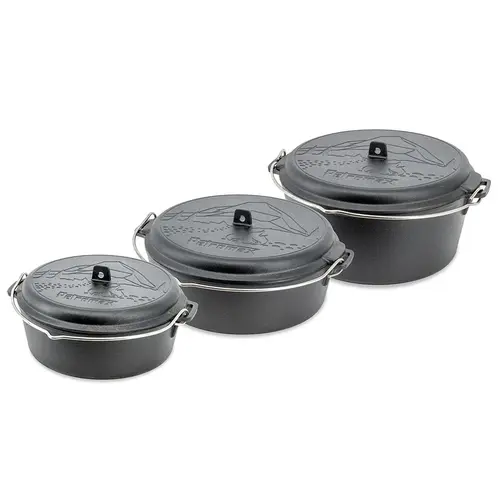 Petromax Petromax – Dutch Oven FT6 Essential Line gietijzeren pan 5,5L voor BBQ en inductie
