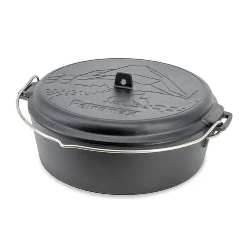 Petromax Petromax – Dutch Oven FT6 Essential Line gietijzeren pan 5,5L voor BBQ en inductie