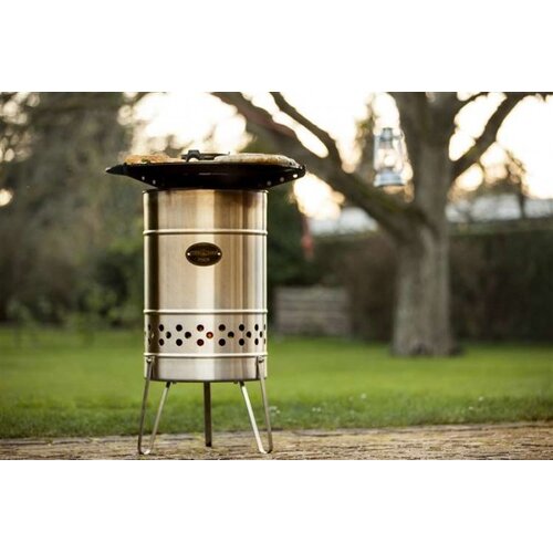 Petromax Petromax – Pyron Black Edition vuurton RVS met rookarme verbranding