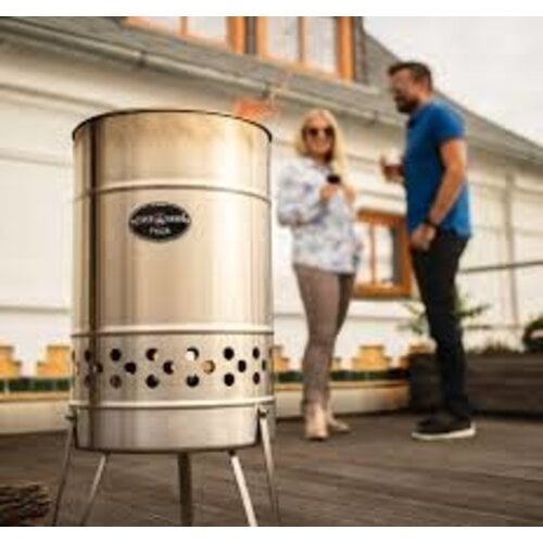 Petromax Petromax – Pyron Black Edition vuurton RVS met rookarme verbranding