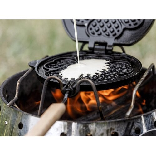 Petromax Petromax – Wafelijzer gietijzer met draaiframe voor BBQ en open vuur