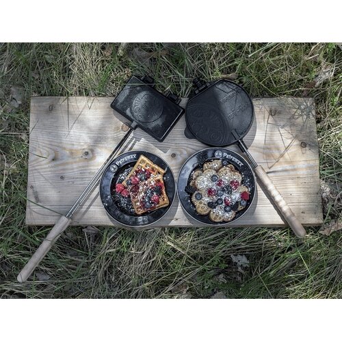 Petromax Petromax – Wafelijzer gietijzer met draaiframe voor BBQ en open vuur