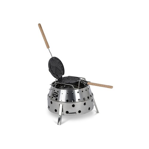 Petromax Petromax – Wafelijzer gietijzer met draaiframe voor BBQ en open vuur