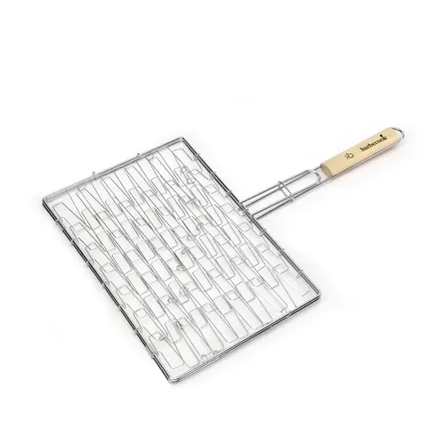 Barbecook Barbecook – Elastisch klemrooster met houten handgreep voor BBQ