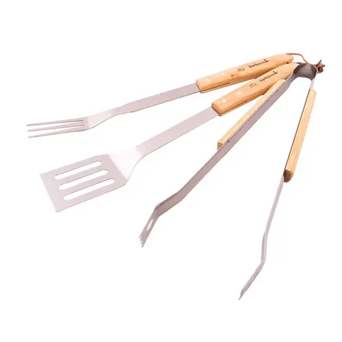 Barbecook Barbecook – 3-delige BBQ set FSC® met spatel, vork en tang
