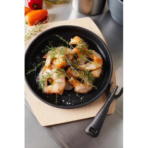 Barbecook Barbecook – Gietijzeren grillpan met bamboe onderlegger en handvat