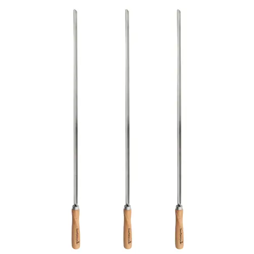 Barbecook Barbecook – Set van 3 XL spiezen FSC® 65 cm voor BBQ brochettes
