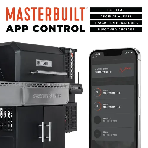 MasterBuilt Masterbuilt – Gravity Series 1150 Digital Charcoal Grill & Smoker