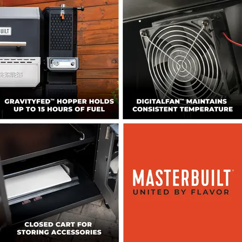 MasterBuilt Masterbuilt – Gravity Series 1150 Digital Charcoal Grill & Smoker