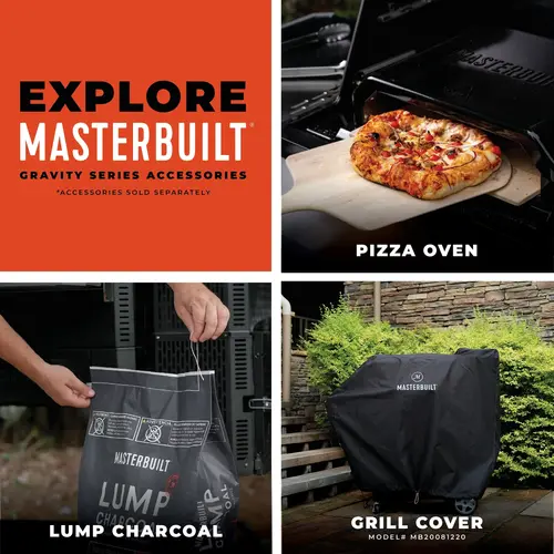 MasterBuilt Masterbuilt – Gravity Series 1150 Digital Charcoal Grill & Smoker