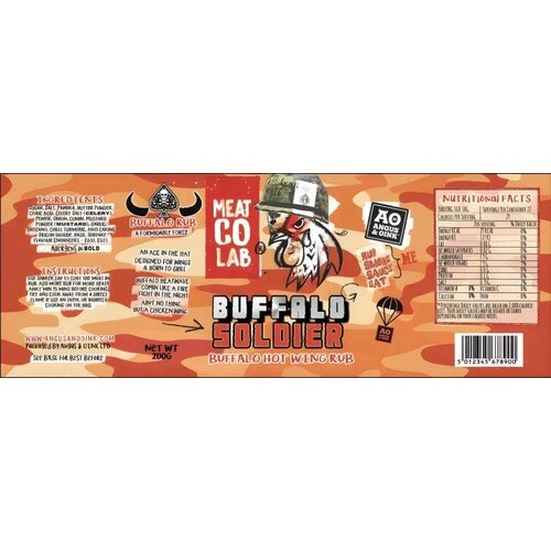 Angus & Oink Angus & Oink Buffalo Soldier – 200g