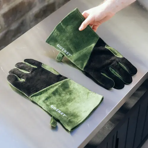 Gozney Gozney – Hittebestendige handschoenen tot 500°C groen voor pizza en BBQ