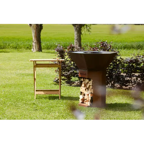 Barbecook Barbecook – Nestor BBQ uit CorTenstaal met plancha en houtopslag