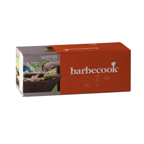 Barbecook Barbecook – Nestor BBQ uit CorTenstaal met plancha en houtopslag