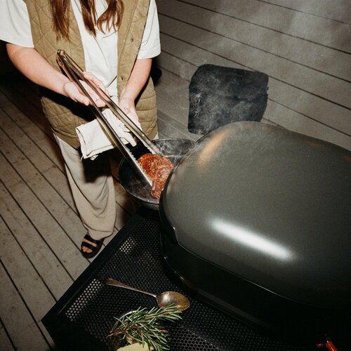 Gozney Gozney – Live-Fire Tongs RVS extra lange tang voor hout en houtskool