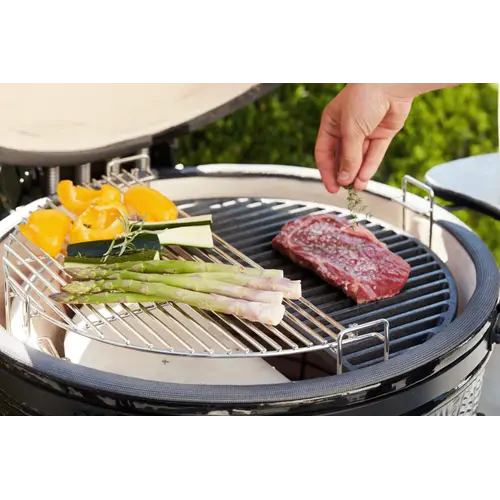 Barbecook Barbecook – Kamal 2.0 Large zwart glans kamado BBQ met onderstel en zijtafels