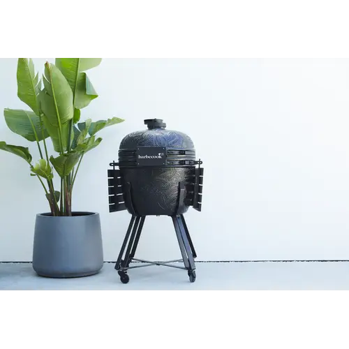 Barbecook Barbecook – Kamal 2.0 XL mat zwart kamado BBQ met onderstel en zijtafels