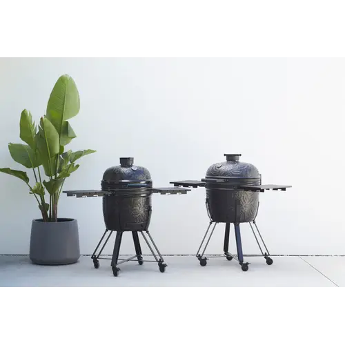 Barbecook Barbecook – Kamal 2.0 XL mat zwart kamado BBQ met onderstel en zijtafels