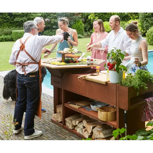 Barbecook Barbecook – Nestor Island startersset met plancha, grill en werkruimte