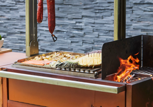 Koken op hout