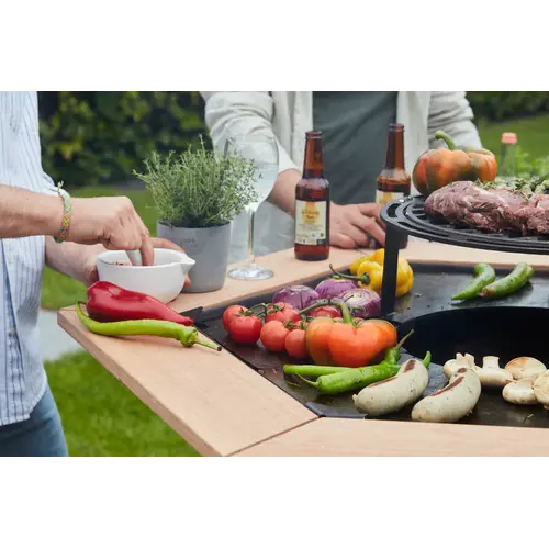 Barbecook Barbecook – Houten zijtafels voor Nestor van FSC bamboe met extra werkruimte