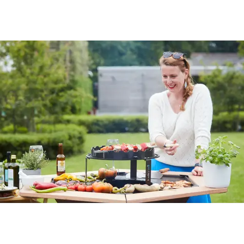 Barbecook Barbecook – Houten zijtafels voor Nestor van FSC bamboe met extra werkruimte