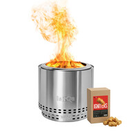 HerQs Smokeless fire-pit Blaze - Ø50 cm + gratis lighters