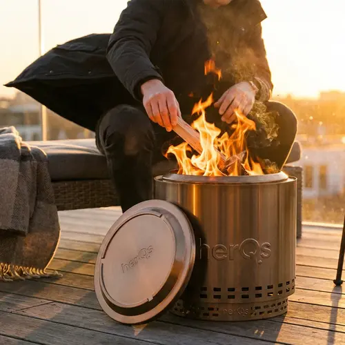 HerQs herQs – Blaze Closer afsluitdeksel voor Smokeless FirePit Blaze HerQs herQs – Blaze Closer afsluitdeksel voor Smokeless FirePit Blaze