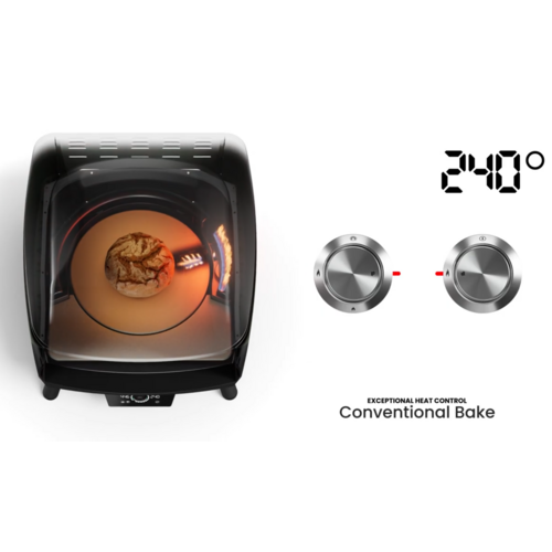Witt Witt – ETNA Rotante Control 13" Gas Pizzaoven Zwart met touchscreen Witt Witt – ETNA Rotante Control 13" Gas Pizzaoven Zwart met touchscreen
