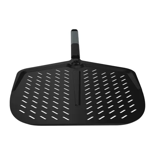 Witt Witt – 14" Geperforeerde Pizzaschep Soft Grip Zwart met TPE-handgreep Witt Witt – 14" Geperforeerde Pizzaschep Soft Grip Zwart met TPE-handgreep