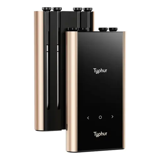 Typhur Robotics Typhur – Sync Gold Quad Draadloze Vleesthermometer met 4 Probes & Sub-1G Typhur Robotics Typhur – Sync Gold Quad Draadloze Vleesthermometer met 4 Probes & Sub-1G
