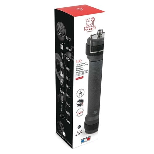 Big Green Egg Peugeot BBQ Pepermolen Graphite 30 cm met LED-verlichting & u'Select Big Green Egg Peugeot BBQ Pepermolen Graphite 30 cm met LED-verlichting & u'Select