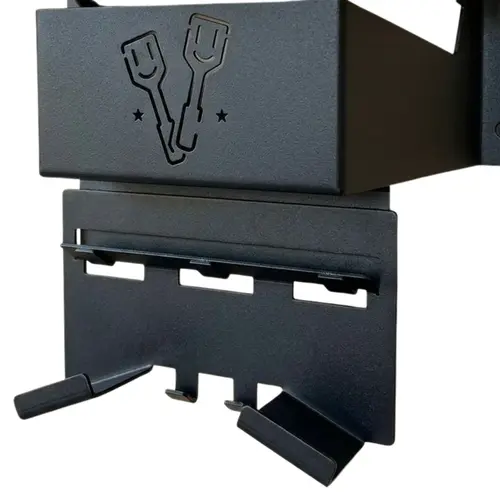 BBQ Buddies BBQ Buddies Rotisseriehouder – Praktische Opberghouder voor je BBQ Rotisserie BBQ Buddies BBQ Buddies Rotisseriehouder – Praktische Opberghouder voor je BBQ Rotisserie