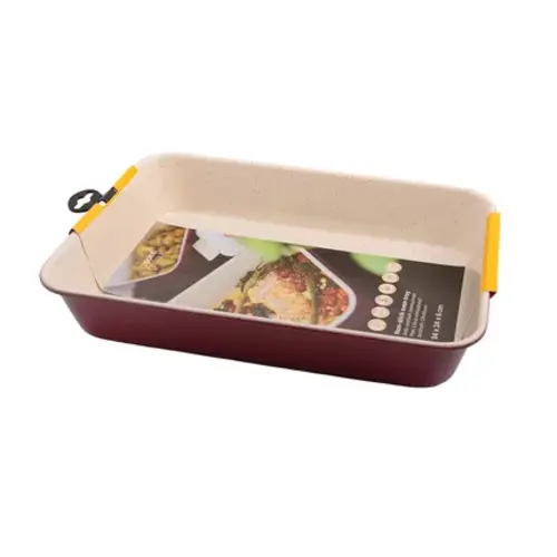 Point Virgule Point-Virgule Rechthoekige Ovenschaal 34 x 24 x 6 cm – Carbonstaal met Antiaanbaklaag Point Virgule Point-Virgule Rechthoekige Ovenschaal 34 x 24 x 6 cm – Carbonstaal met Antiaanbaklaag