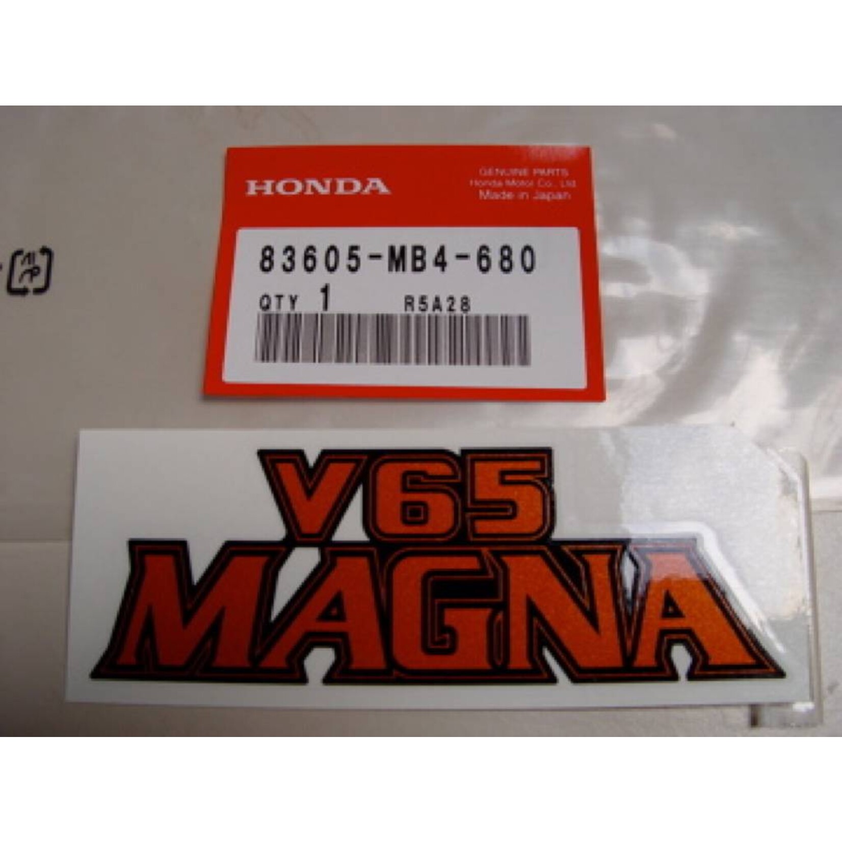 HONDA VF1100C Magna Sidepanel decal Honda V65