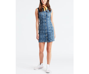 levi's aubrey sleeveless denim dress