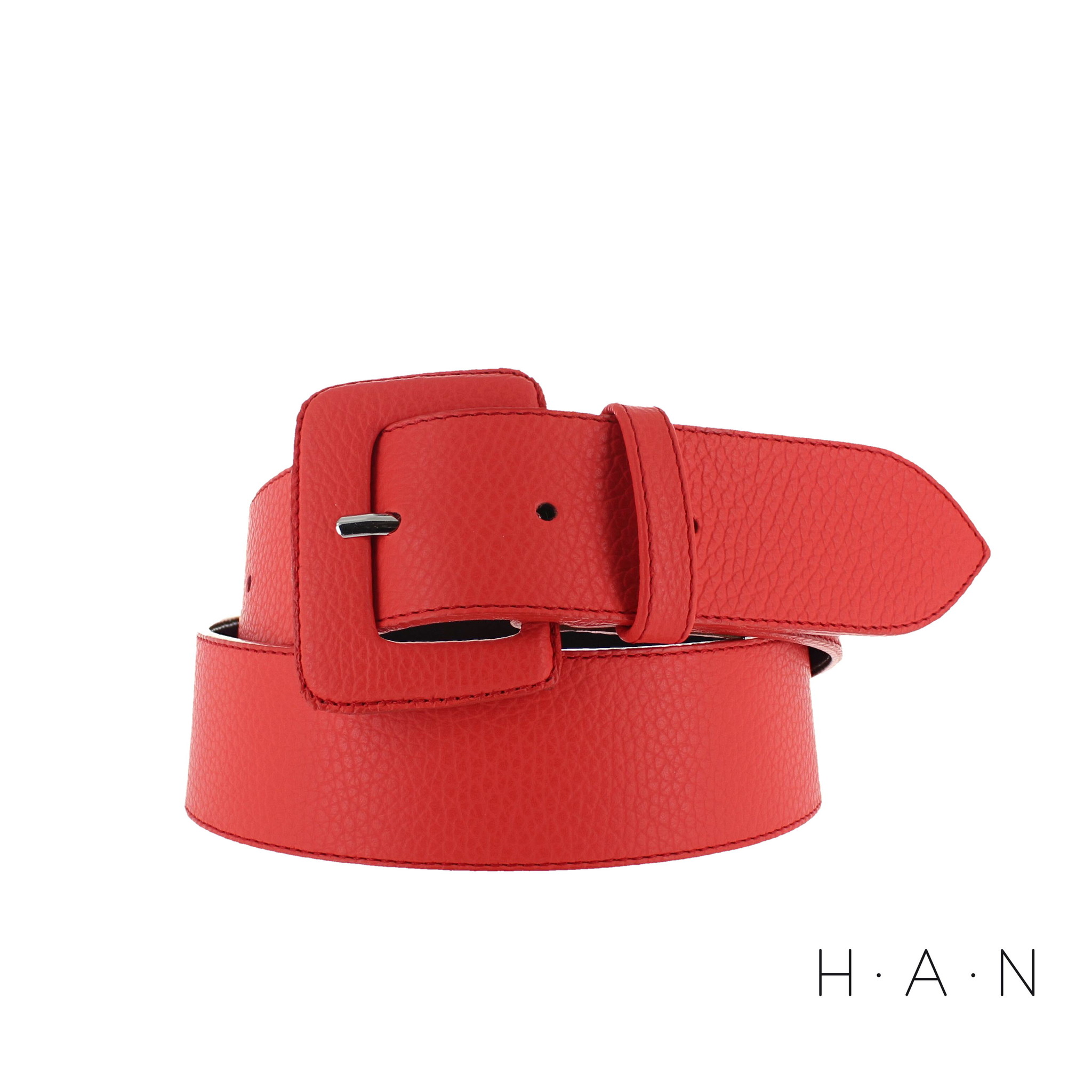 H.A.N Veronique | Brede damesriem 4,5cm | Koraal
