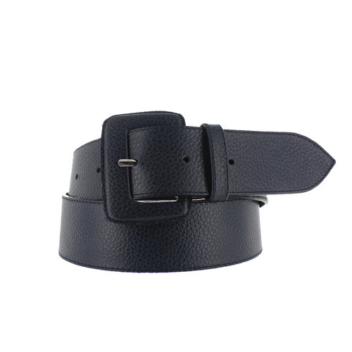  H.A.N. Veronique | Brede damesriem 4,5cm | Blauw 