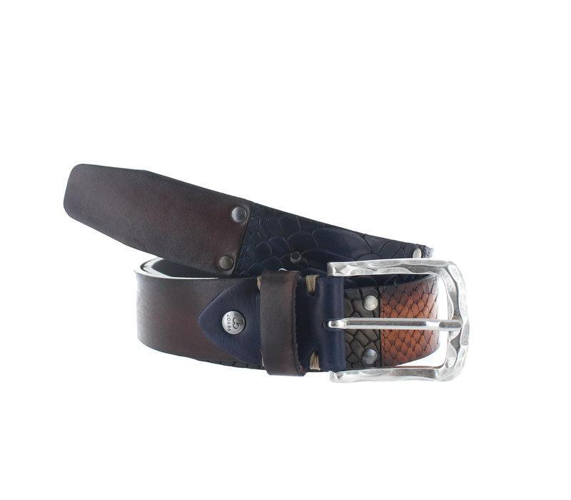 Enzo |  Multi jeans riem | Multicolour